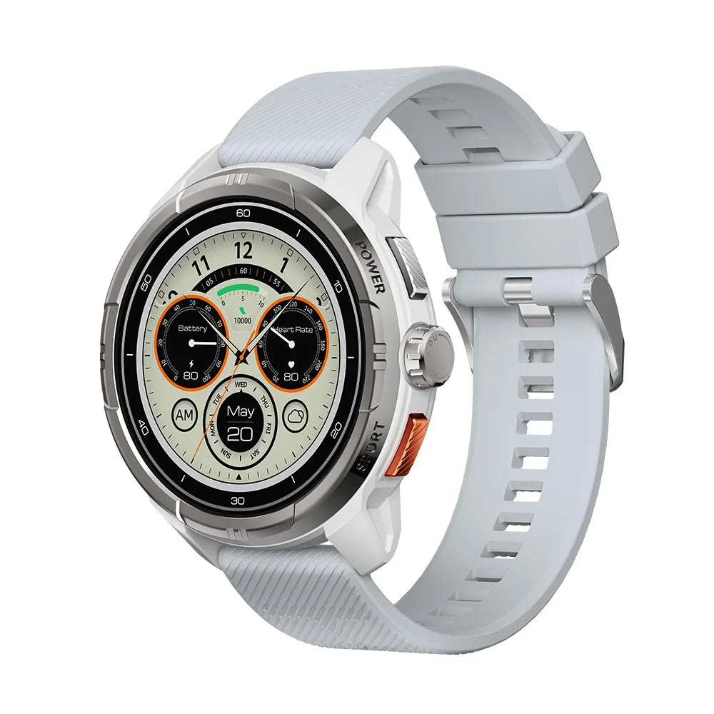 HAYLOU Solar Ultra GPS Smartwatch 1.6” AMOLED Display 5ATM Waterproof Built-in GPS Bluetooth Phone Calls Sports Smart Watch Haylou Official Store