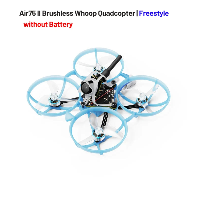 BETAFPV Air75II Brushless Whoop Quadcopter Racing Freestyle Drone ELRS 2.4G Matrix 1S 5IN1 II FC 5.8G 25mw~400mw VTX C03 Camera Wonderful Toyhouse Store