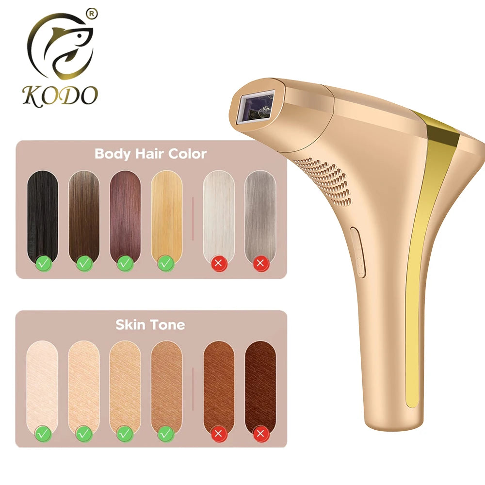 KODO 2026 High-end customization ice Laser Hair removal Laser Epilator Permanent IPL Painless Photoepilator 4 in 1 face and body KODO Official Store