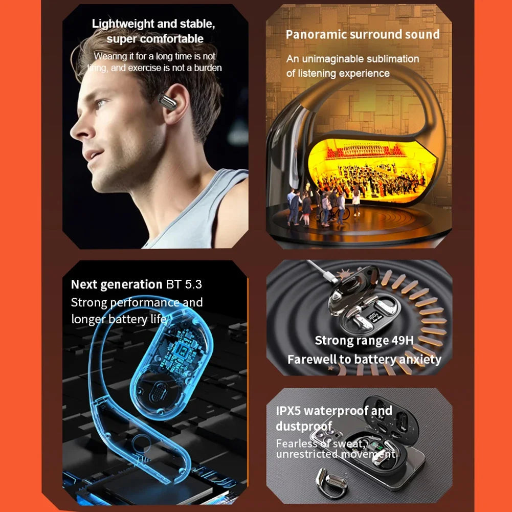 3-in-1 AI Translator Earbuds 144 Languages Noise Cancelling Bluetooth 5.3 Headset Instant Translator Smart Voice Real Time Digital MP3 Translation Earphones Store