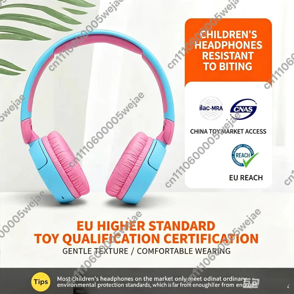 JBL JR 310BT Children's Headset Headband Wireless Bluetooth Hearing Protection Student Online Learning Earphones Marshall Sound Range Pavilion Store