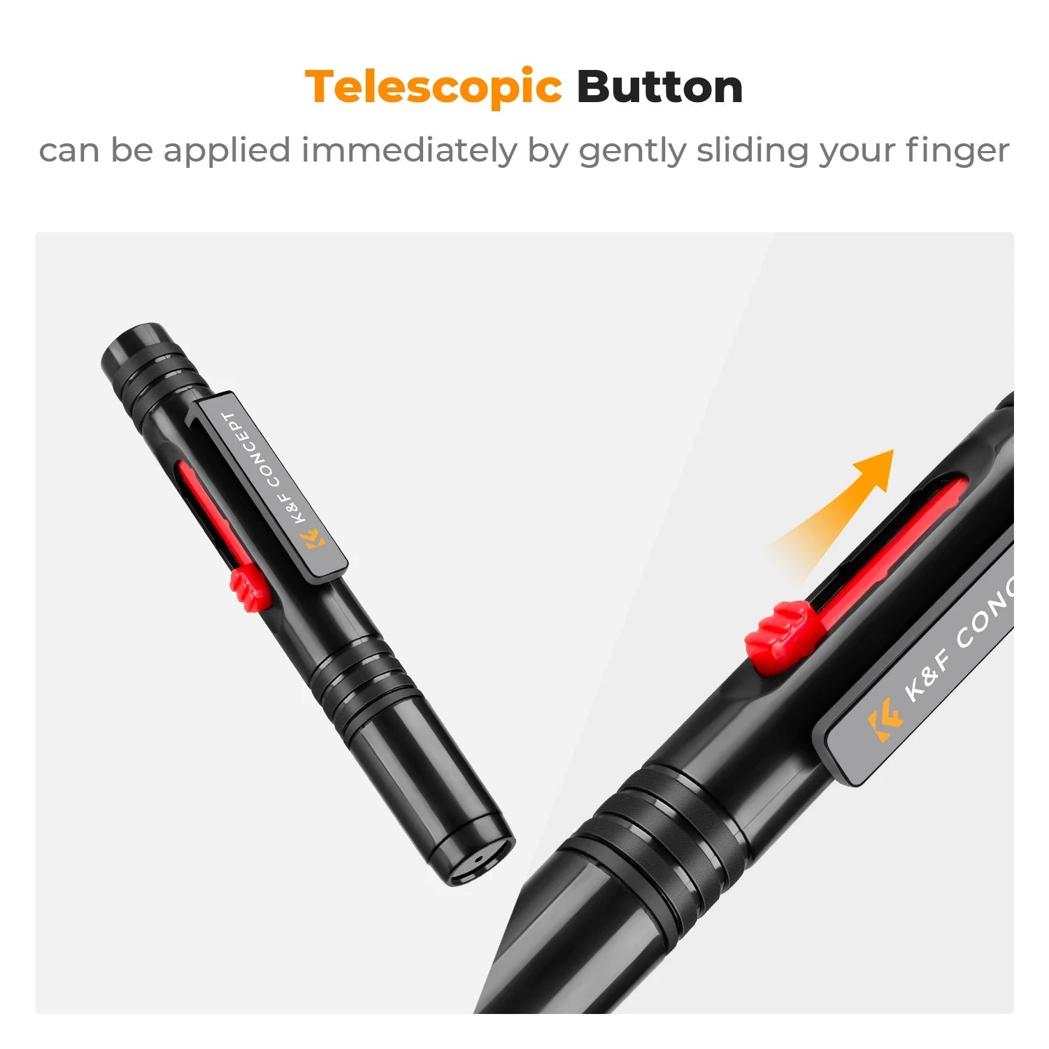 K&F Concept 1pc 3pcs Soft Brush Lens Cleaning Pen For DSLR Cameras And Electronic Screen Cleaner Keyboard Cleaning Tool ST DIGITAL Store