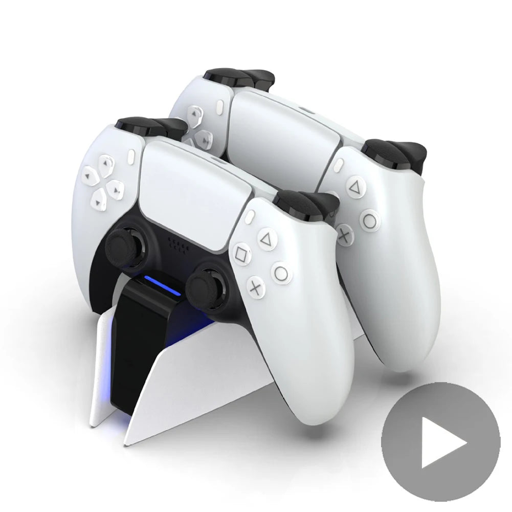 Charger For Sony Play Station Playstation PS 5 PS5 Controller Control Dualsense Stand Accessories Gamepad Support Command Holder Life Dreamer Store