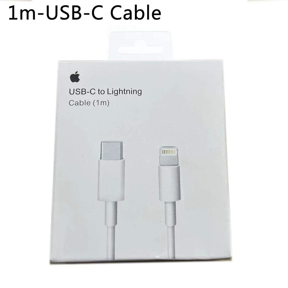 Original USB-C Power Adapter for iPhone, Type C Fast Charger, Apple Cable for iPhone 14, 13 Plus, 17, 16, 15, Mini Pro Max, 20W,