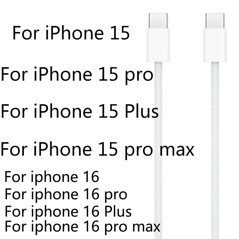 Original USB-C Power Adapter for iPhone, Type C Fast Charger, Apple Cable for iPhone 14, 13 Plus, 17, 16, 15, Mini Pro Max, 20W,