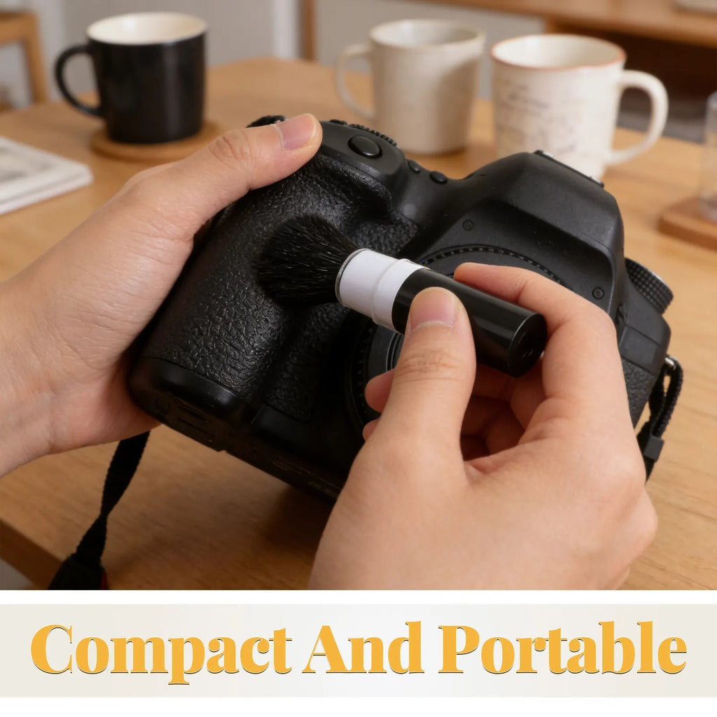 5Pcs Camera Cleaning Brushes Anti Static Soft Bristles Retractable Handle for Dslr Mirrorless Lens Care Portable Travel Dust Shop1105447067 Store