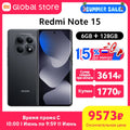Global Version Xiaomi Redmi Note 15 4G Smartphone 108MP Camera 6.77" AMOLED MTK Helio G100-Ultra 128GB / 256GB ROM 33W 6000mAh Xiaomi Mi - Global Store
