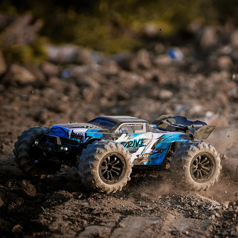 1:16 75KM/H or 50KM/H 4WD RC Car with LED Remote Control Cars High Speed Drift Monster Truck for Kids Vs Wltoys 144001 Toys DISHUO Official Store