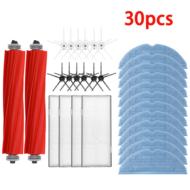 Roborock S7 S70 S75 S7Max S7 maxv ultra T7S Plus S7 pro ultra Accessories Main Brush Hepa Filter Mops Robot Vacuum Cleaner Parts 1-1 Vacuum cleaner Parts Store
