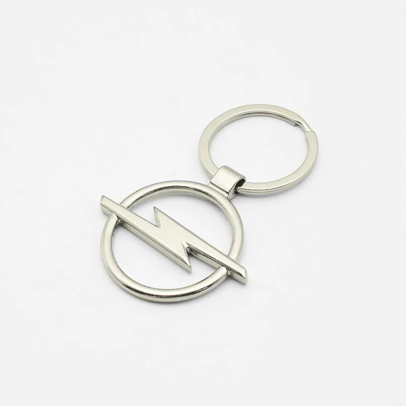 Metal/Leather Car Keychain Badge Emblem For Opel Astra Grandland Corsa Mokka Frontera Insignia Zafira Key Chain Rings Accessorie Tesla Auto Parts Wholesale Store