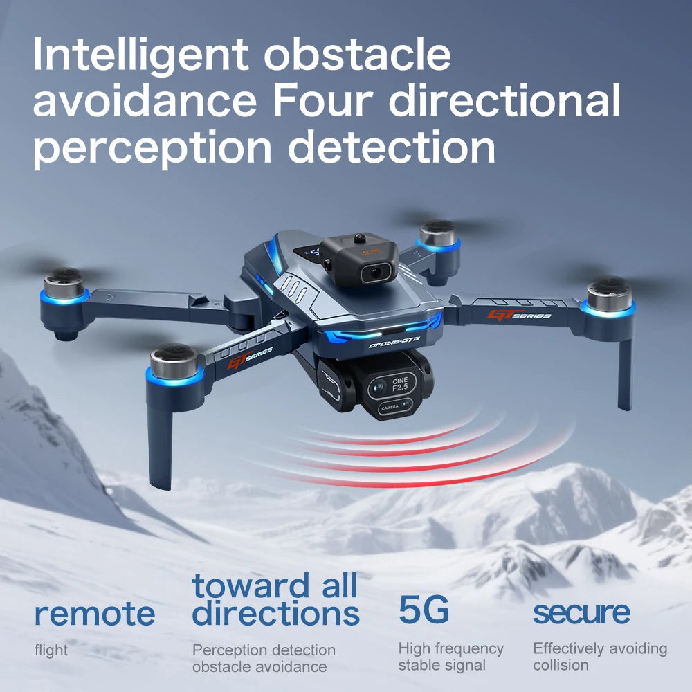 GT8 Drone 4K Professional 8K Camera Aerial FPV Avoiding Obstacle with Large Screen Remote Control Folding RC Dron Longsheng Store Store