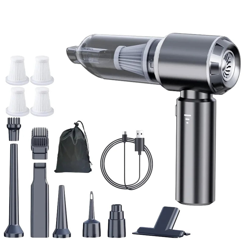 Car Vacuum Cleaner High Power Portable Handheld Wireless Brushless Motor Cleaning Machine Powerful Air Duster for Home Appliance ELECS A Store