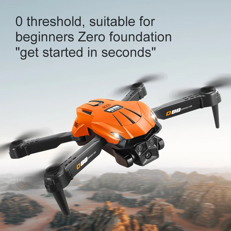 New D88 Drone 8K Optical Flow HD Dual Camera Fixed Height Aerial Photography Quadcopter 10000m Remote Control Aircraft 2026 Electronic Camera Specialty Store