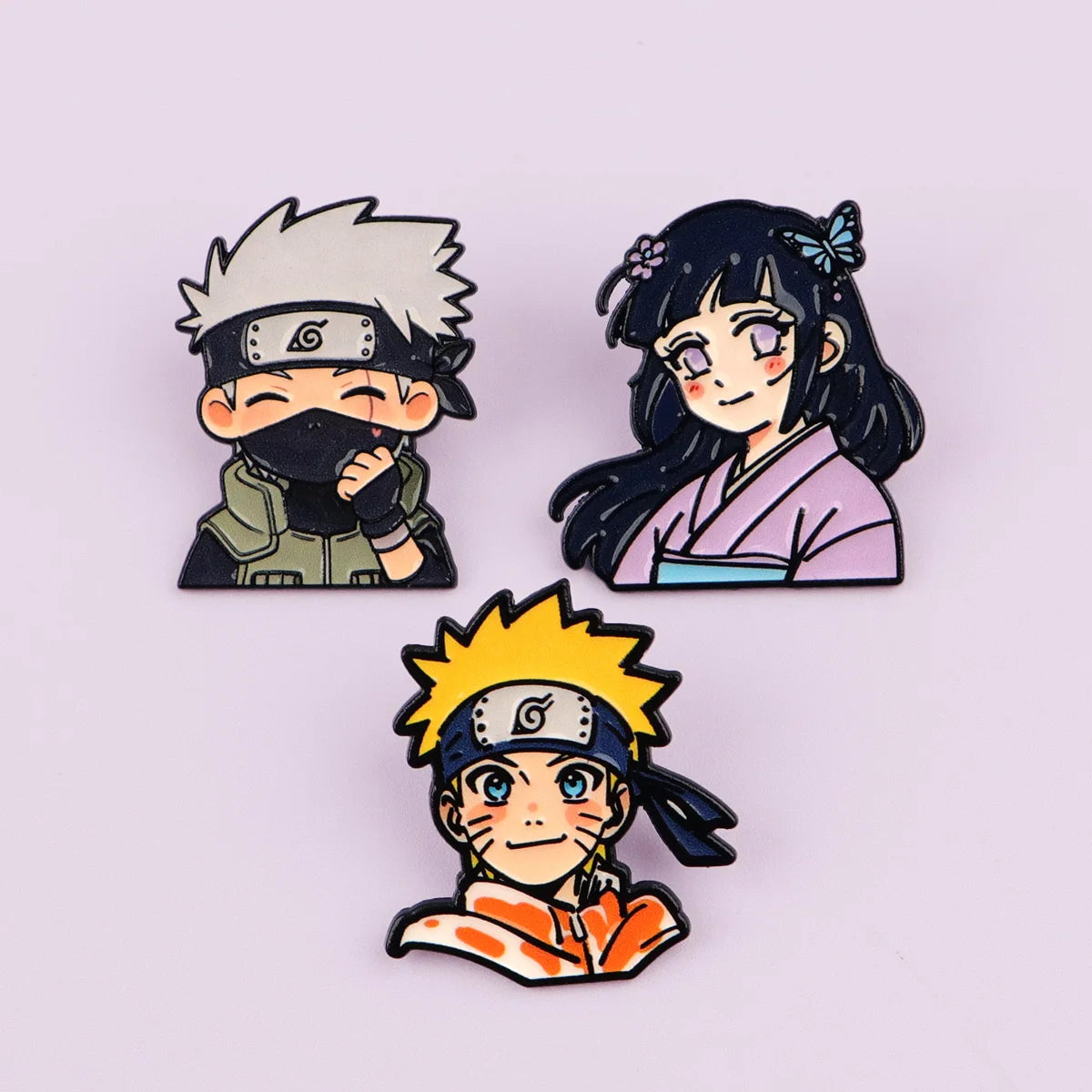 20/50/100/200pcs Random Mix Wholesale Anime Enamel Pins Set Brooches Badges Collection Gifts Cosplay Accessories