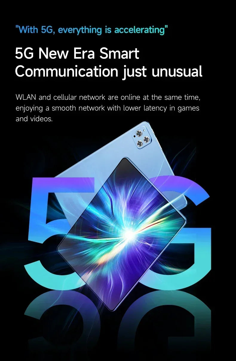 2026NEW Pad Air Pro Ultra Latest Global First Tablet mi Android 15 Snapdragon 8Gen3 11 inch Soft Light Screen WiFi GPS WPS 5G PC Shop1105075111 Store