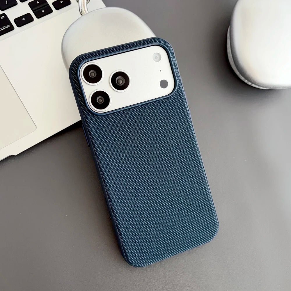 Magnetic TechWoven Phone Case For iPhone 17 16 15 14 13 Pro Max Air Tech Woven For Magsafe Wireless Charging Shockproof Cover Denior 3C Store