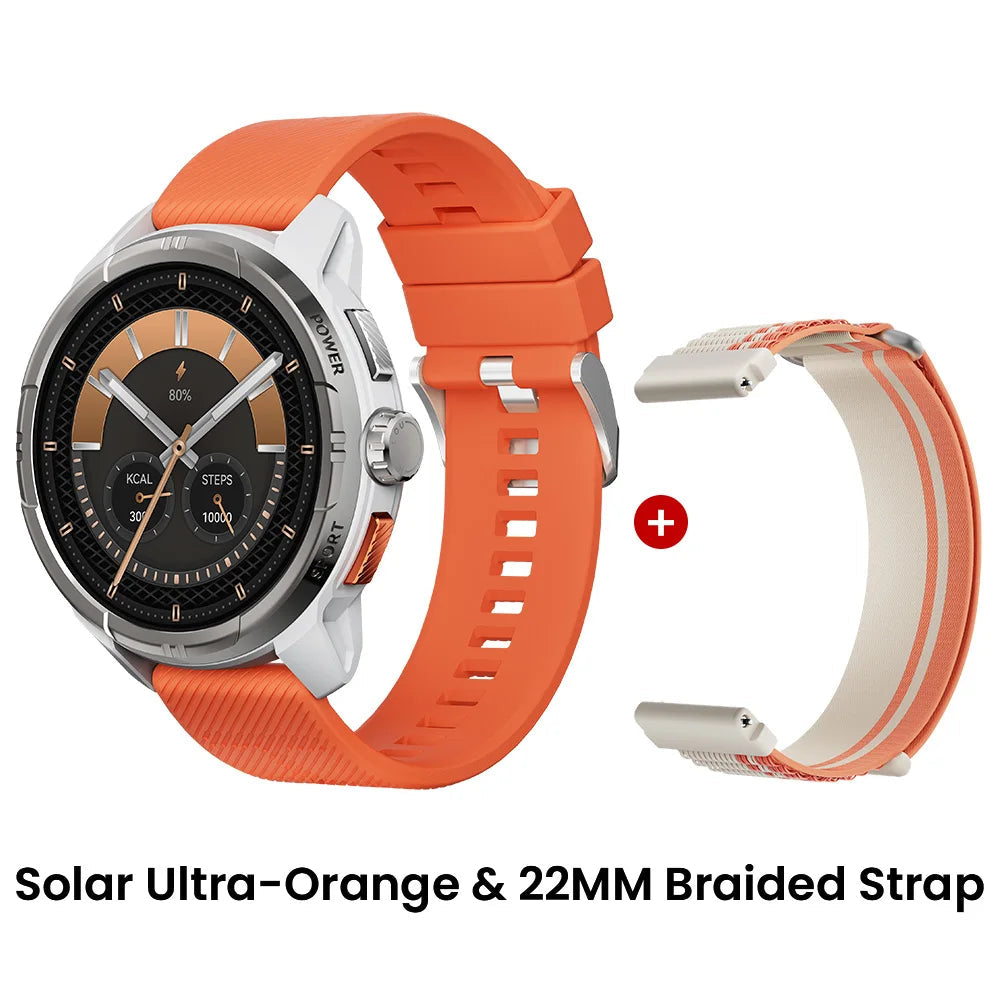 HAYLOU Solar Ultra GPS Smartwatch 1.6” AMOLED Display 5ATM Waterproof Built-in GPS Bluetooth Phone Calls Sports Smart Watch Haylou Official Store