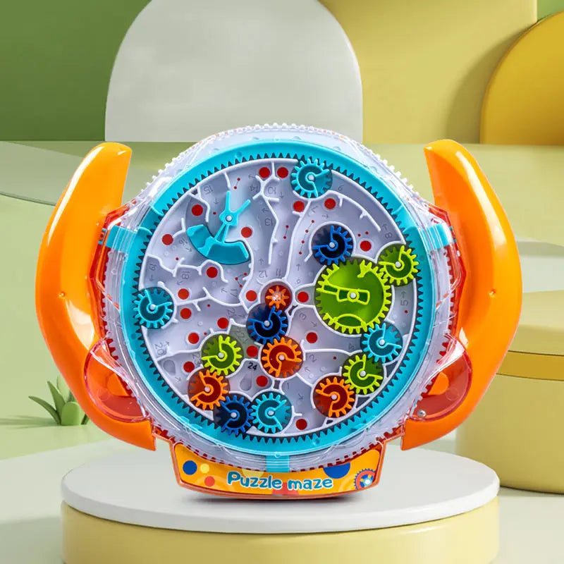 3D Puzzle Funny Gear Labyrinth Disk Gear Balance Ball Maze Super Brain Games Brain Teaser Puzzles Puzzle Educational Toys XDR Official Store