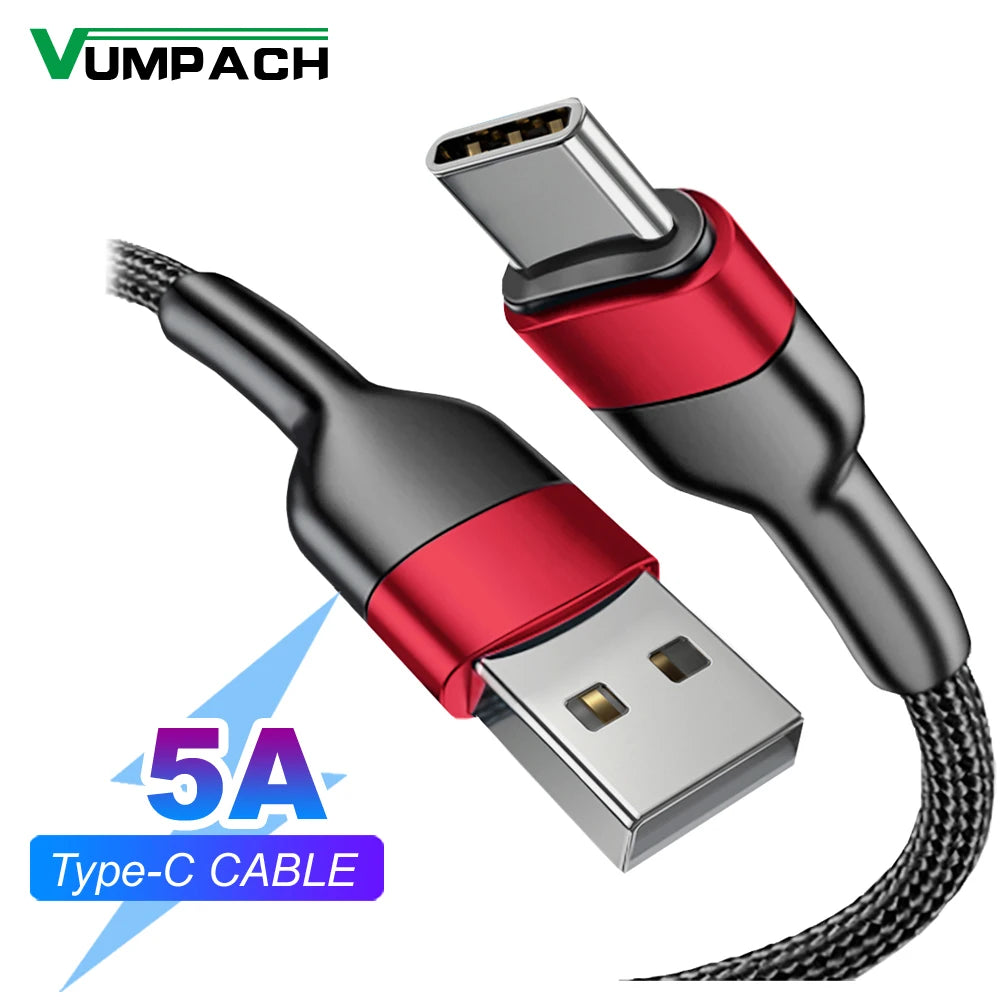 Vumpach Fast usb c type c cable Fast Charging Data Cord Charger usb cable c For Samsung s21 s20 A51 xiaomi mi 10 redmi note 9s 8 Vumpach official Store