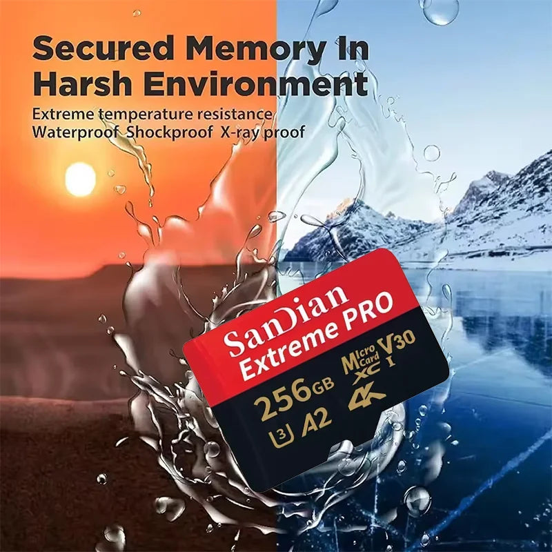 128GB USB Adapter SD Memory Card 256GB High Speed Micro TF Card Class 10 High Capacity for Mobile Phone Laptop PC Camera Mac Shop1105183103 Store