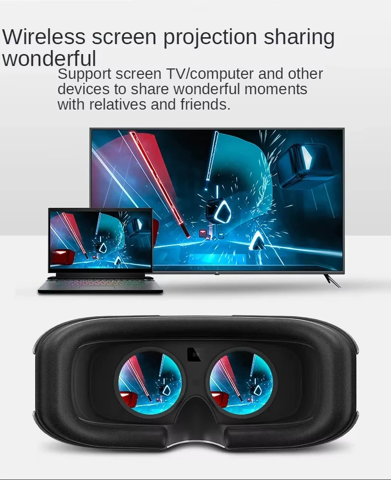 Nolo Sonic All In One Virtual Reality Glasses Advanced VR Stream Game 3D Headset Real 4K HD Display 3D Surround Stereo Gift BR Retro Game Store