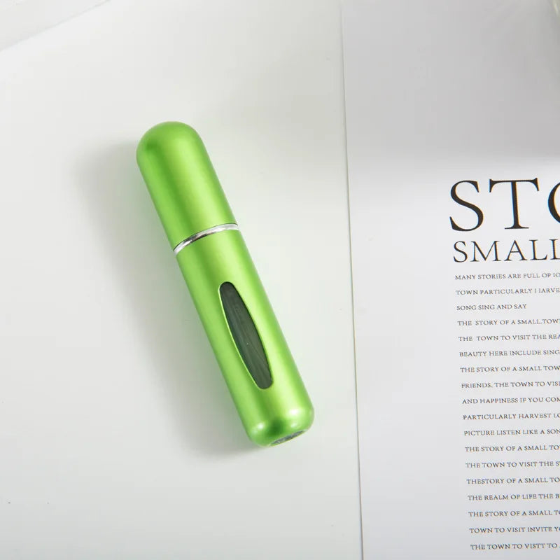 1/3/5/10pcs travel Leak portable mini perfume bottle with Bottom Fill Function aluminum refillable 5ml spray bottle Jasibadan Store Store
