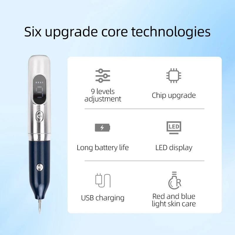 Laser Plasma Pen For Mole Dark Spot Freckle Nevus Wart Skin Tag Pimples Tattoo Removal Skin Face Care Beauty Machine Papilloma LESEN Tech Store