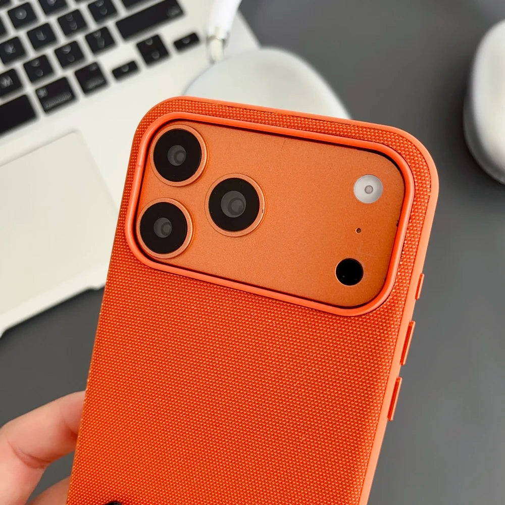 Magnetic TechWoven Phone Case For iPhone 17 16 15 14 13 Pro Max Air Tech Woven For Magsafe Wireless Charging Shockproof Cover Denior 3C Store