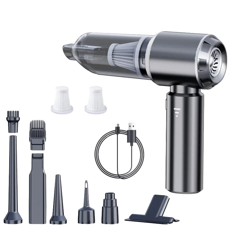Car Vacuum Cleaner High Power Portable Handheld Wireless Brushless Motor Cleaning Machine Powerful Air Duster for Home Appliance ELECS A Store