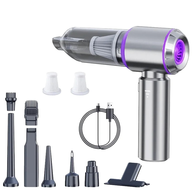 Car Vacuum Cleaner High Power Portable Handheld Wireless Brushless Motor Cleaning Machine Powerful Air Duster for Home Appliance ELECS A Store