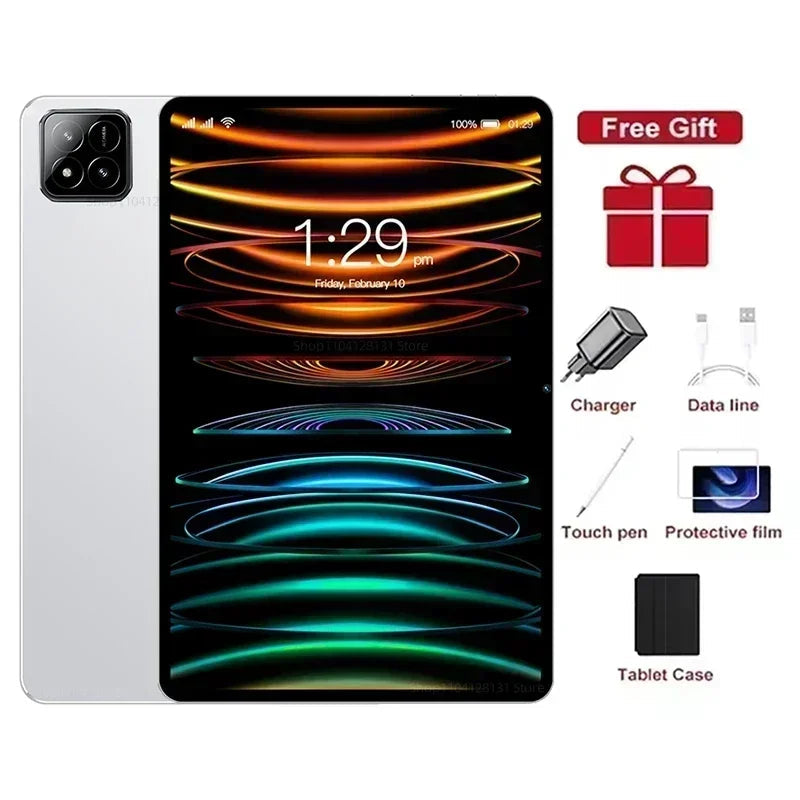 NEW Original Pad 7S Pro 11inch Tablets Android 14 22GB+2TB 12000mAh 5G Dual SIM Bluetooth WiFi HD 4K Screen GPS WPS Tablet PC 5G Global Edition Tablet Store