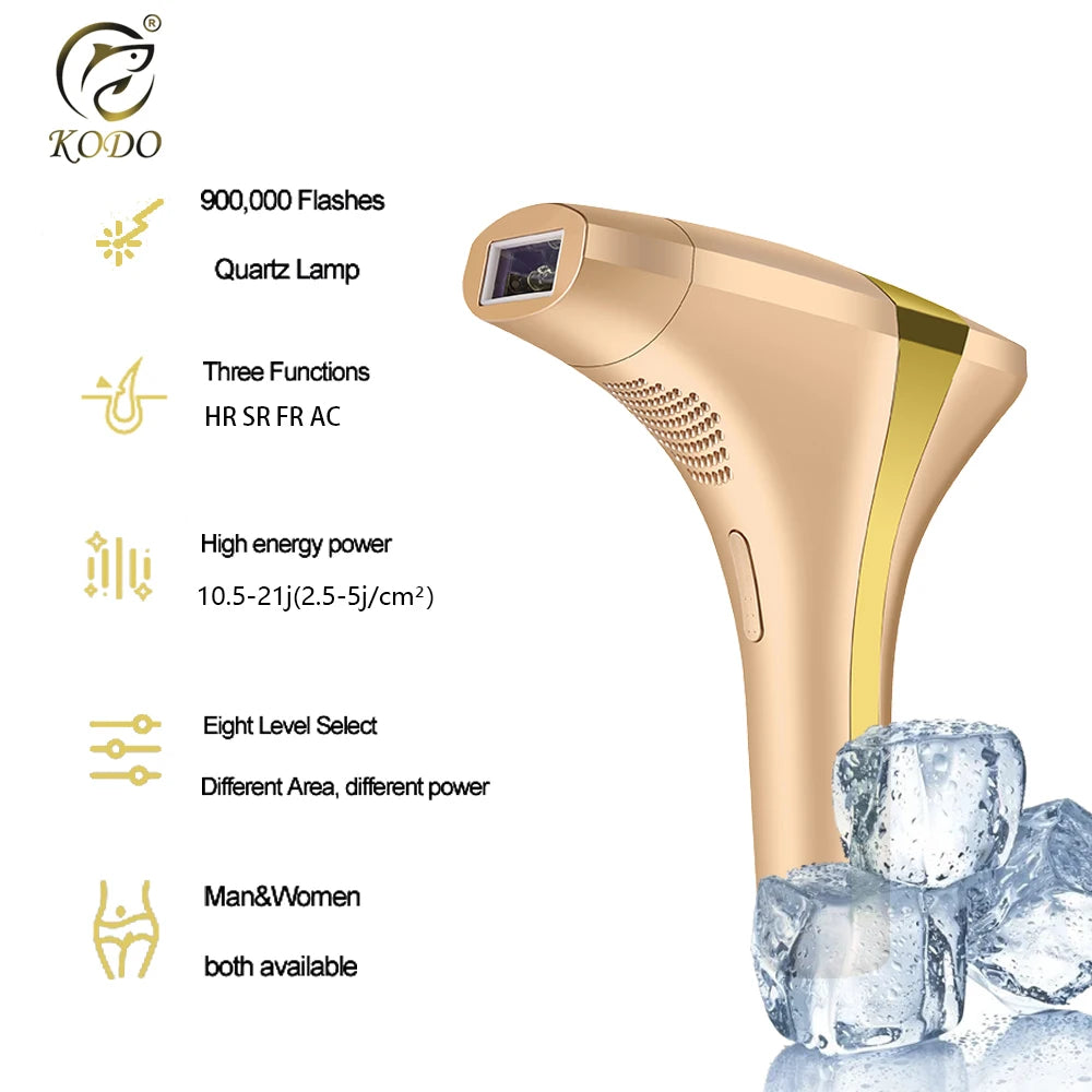 KODO 2026 High-end customization ice Laser Hair removal Laser Epilator Permanent IPL Painless Photoepilator 4 in 1 face and body KODO Official Store