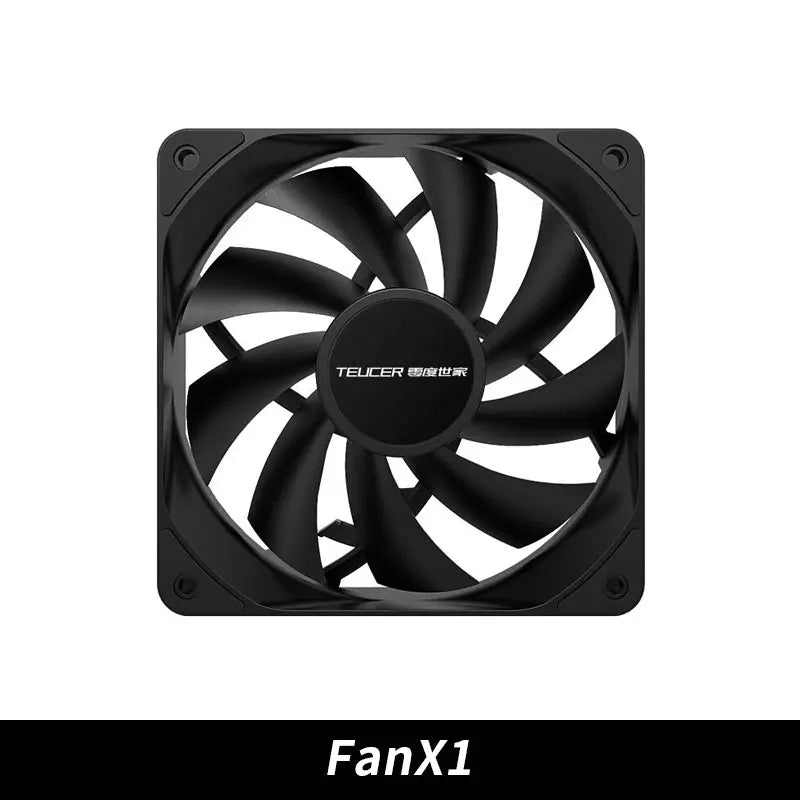 TEUCER PC Computer Case Fan PWM 4 Pin 120mm Silent 12CM Fan CPU Cooler Cooling Fan Cooling Radiator Fan 12V Adjust Fan Speed TEUCER Online Store