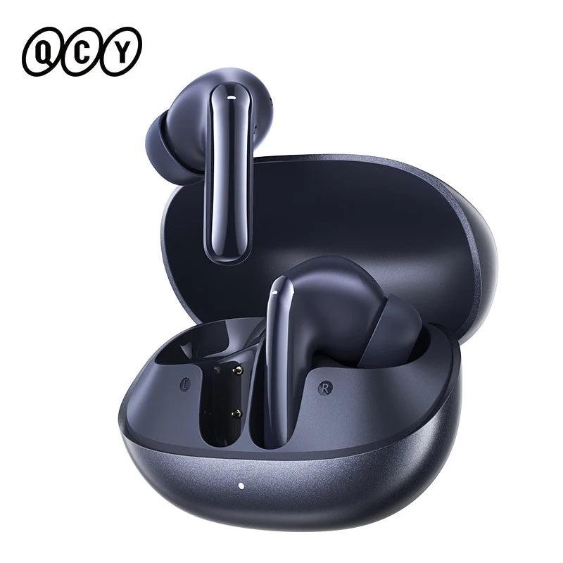 QCY Melobuds N20 HT20 Adaptive Hybrid Noise Cancelling -50dB Wireless  Bluetooth 6.0 Earbud 13mm Drivers 6 Mics HD Call Earphone QCY Global Store