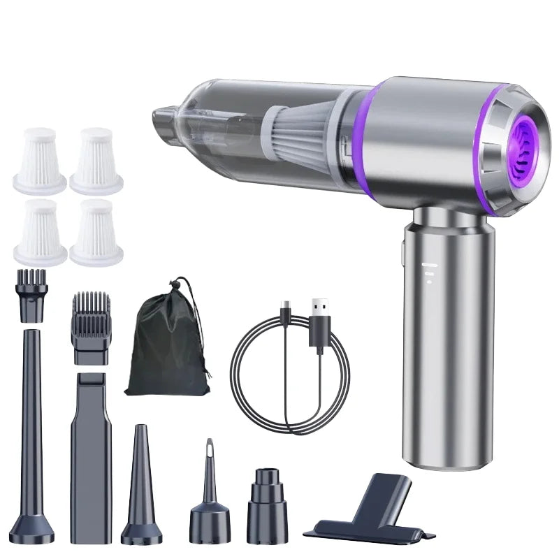 Car Vacuum Cleaner High Power Portable Handheld Wireless Brushless Motor Cleaning Machine Powerful Air Duster for Home Appliance ELECS A Store