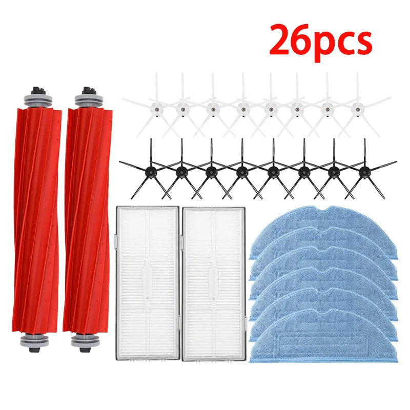 Roborock S7 S70 S75 S7Max S7 maxv ultra T7S Plus S7 pro ultra Accessories Main Brush Hepa Filter Mops Robot Vacuum Cleaner Parts 1-1 Vacuum cleaner Parts Store