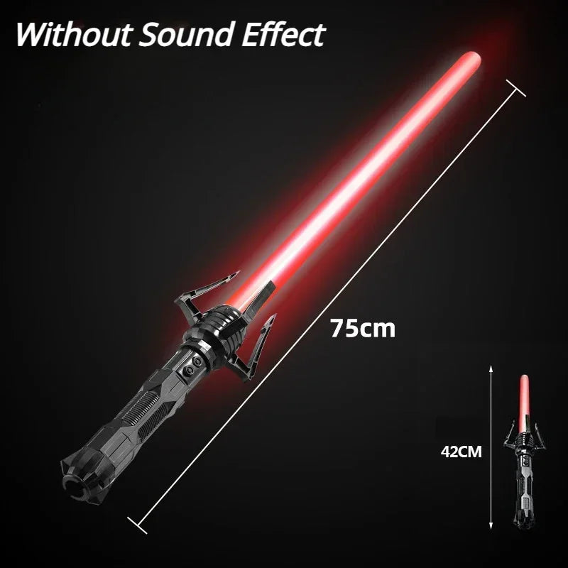 Telescopic Sword 75cm RGB Light Saber 2 In 1 7-Color/1 Color Lightsaber for 3+ Kids Laser Sword Toy Party Glow Swords Coser Toy Sparkle Bears Store