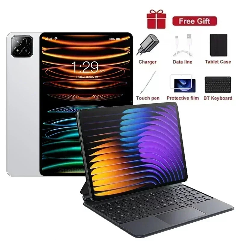 NEW Original Pad 7S Pro 11inch Tablets Android 14 22GB+2TB 12000mAh 5G Dual SIM Bluetooth WiFi HD 4K Screen GPS WPS Tablet PC 5G Global Edition Tablet Store