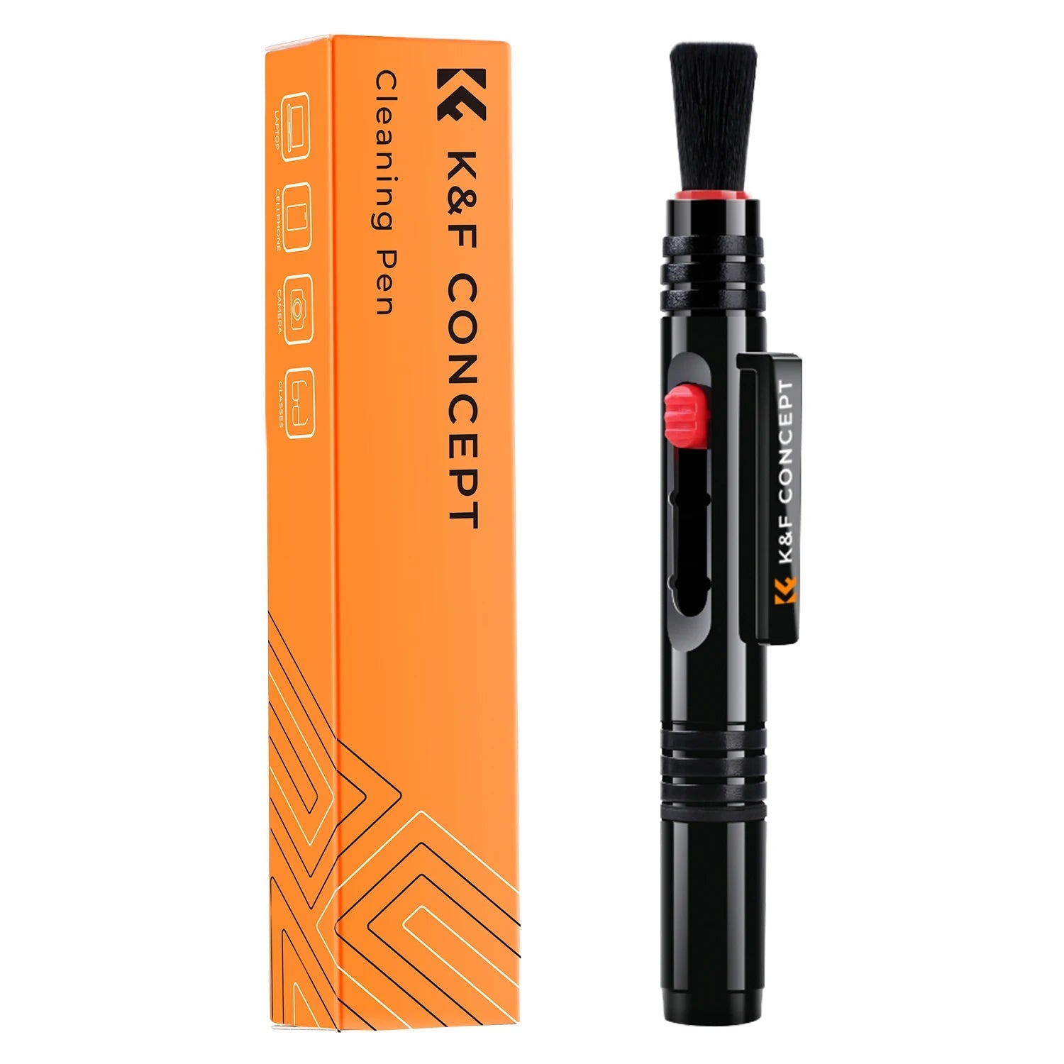 K&F Concept 1pc 3pcs Soft Brush Lens Cleaning Pen For DSLR Cameras And Electronic Screen Cleaner Keyboard Cleaning Tool ST DIGITAL Store