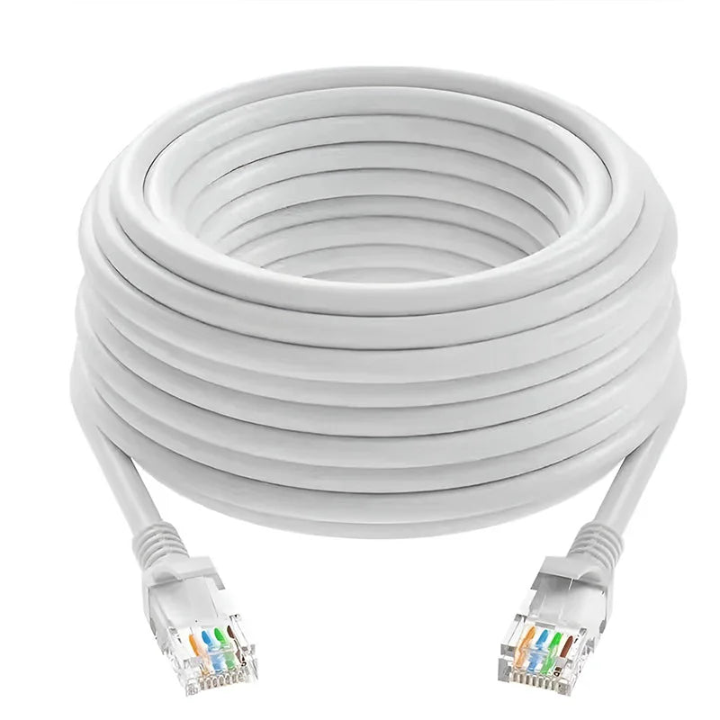 0.5/1/2/3/5/10/15/20/30/50M Cat6 Ethernet Cable RJ45 UTP 1000Mbps Network Cord LAN Wire Internet Lead Cord Router Computer Cable AetherCables Store