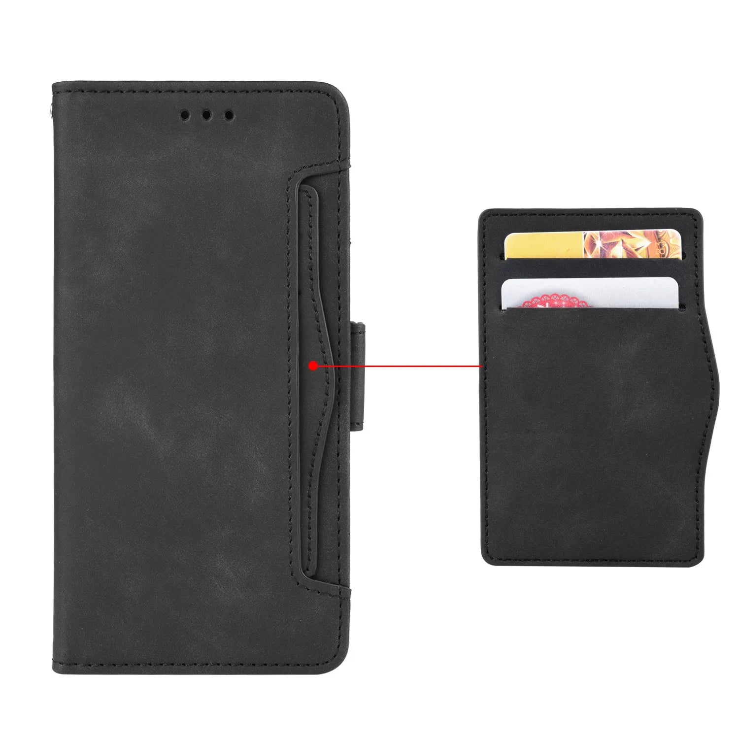 Leather Case For Infinix Note 60 Ultra 5G，X6877 Strong Magnet Case Flip Magnetic Wallet Flip Cover Baili Store
