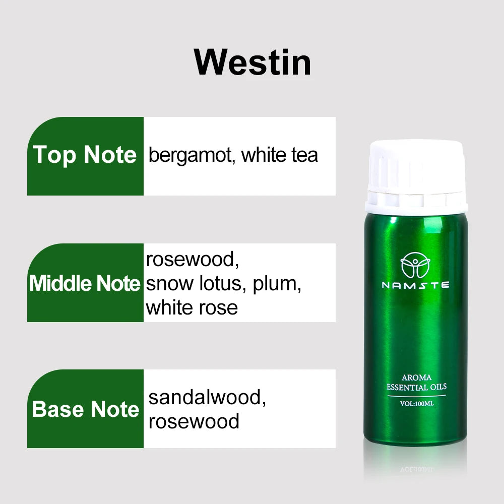 Namste 100ML Ritz Carlton Hotel Essential Oil Hotels Home Air Freshener Pure plant essential oil Free 3 Pieces Of 5ml Samples NAMSTE Official Store
