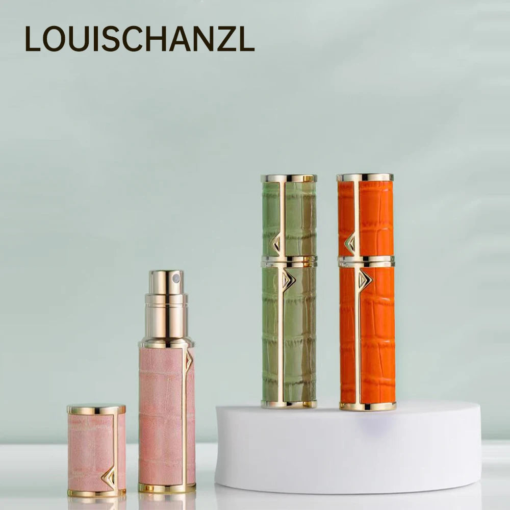 Louischanzl Perfume Atomizer Portable Liquid Cosmetics Containers Traveling 5ml Alcochol Perfume Refillable Bottles Empty Spray Louischanzl Factory Store
