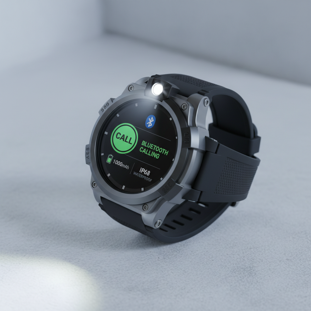 LIGE men's smartwatch modern realistic