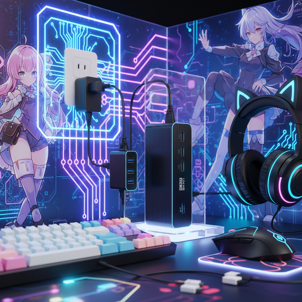 USB hub anime cosplay style