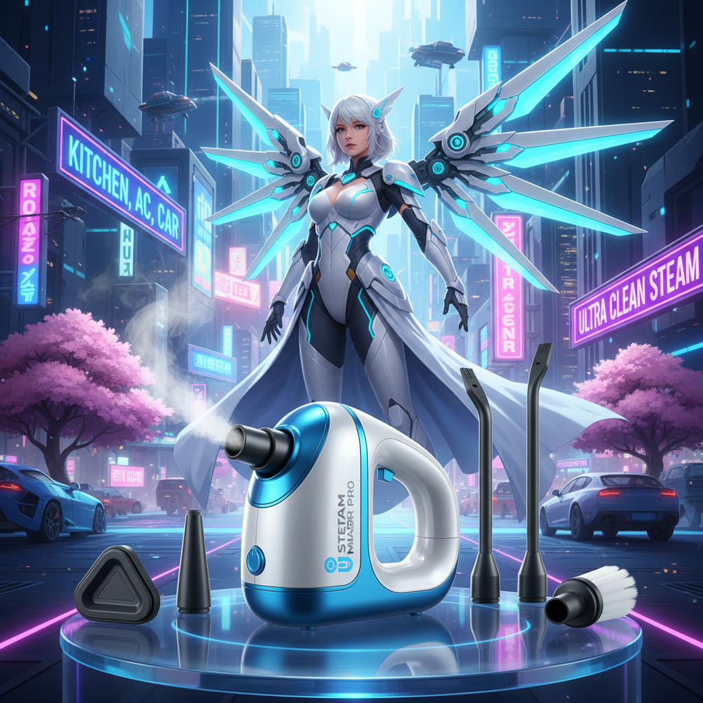 Steam cleaner anime cosplay style