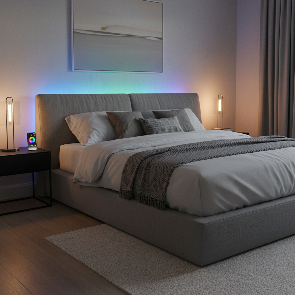 RGB LED strip lights modern realistic