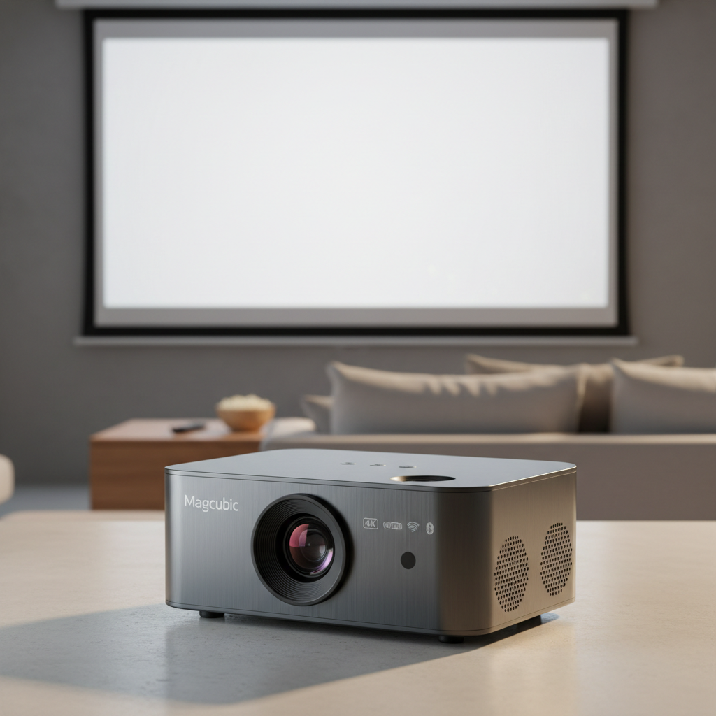 Magcubic 4K projector modern realistic