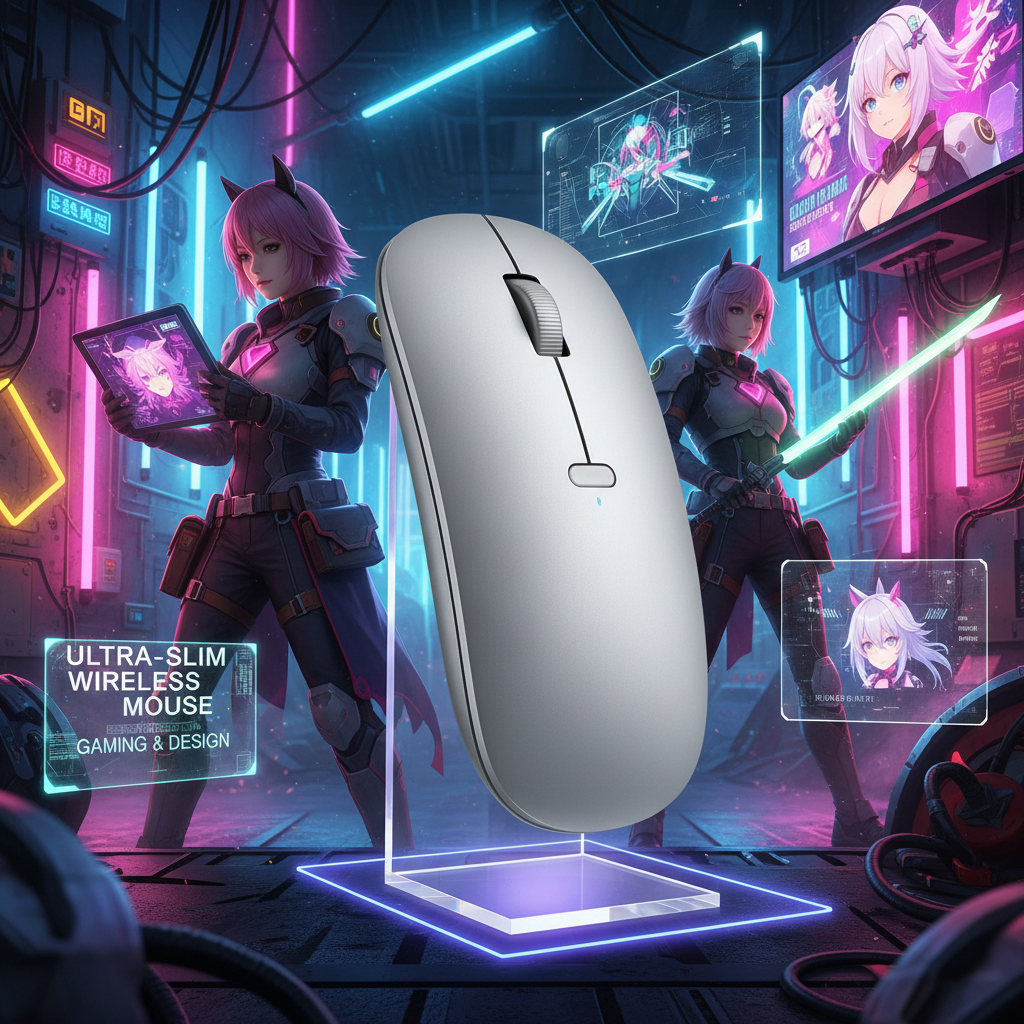 Wireless Bluetooth mouse anime cosplay style