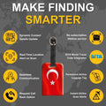 Smart Bag Security Tag - Turkey Flag [Pack 2] Global Lost Recovery Service | 2800+ Airports worldwide